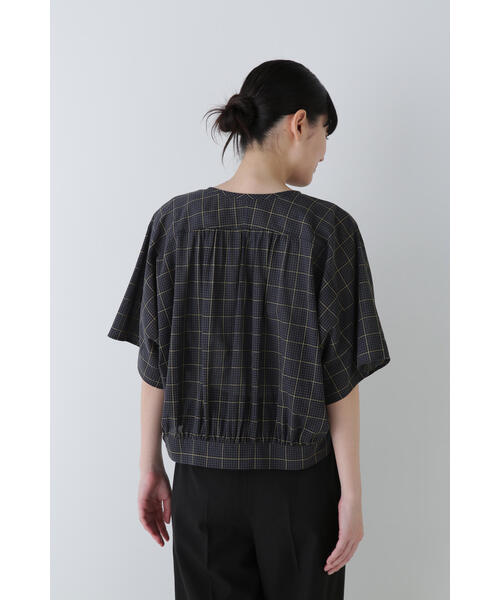 「human woman」 半袖ブラウス MEDIUM ホワイト系その他3 レディース_4