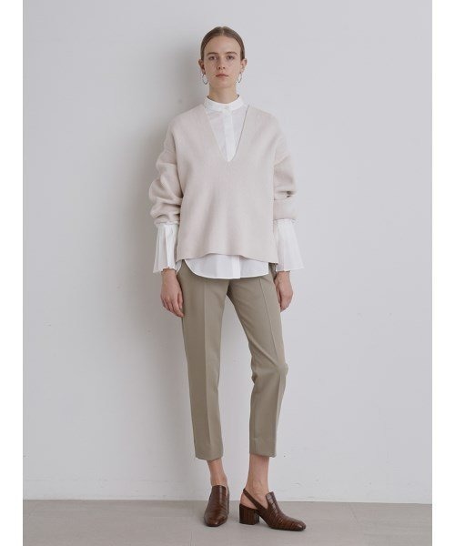 「styling/」 長袖ニット FREE ネイビー レディース_画像3