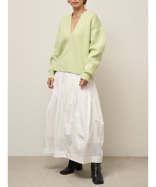 「styling/」 長袖ニット FREE ネイビー レディース_画像4