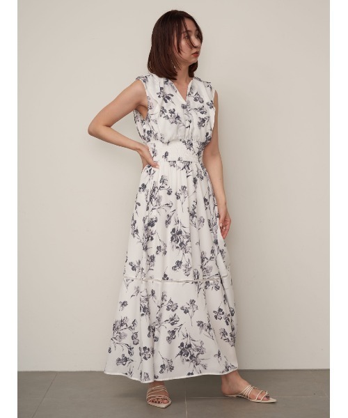 FRAY I.D（フレイ・アイディー） ノースリーブワンピース 0 ホワイト