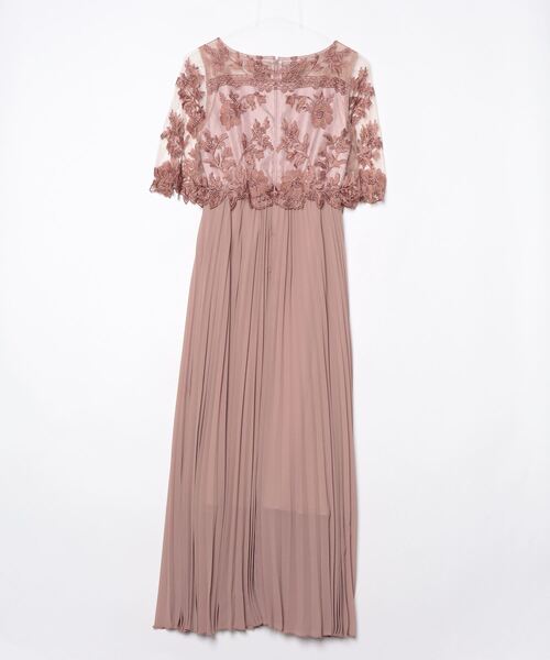 「Kana」 半袖ワンピース S ピンクベージュ レディース_画像2