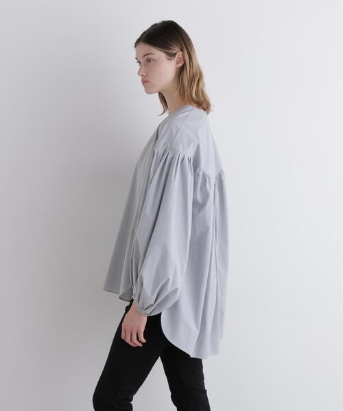 LE PHIL（ル フィル） tシャツ SOLOTEXギャザーブラウス レディース