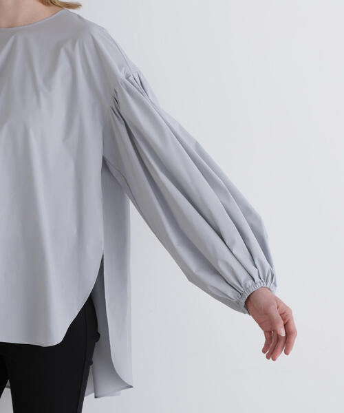 LE PHIL（ル フィル） tシャツ SOLOTEXギャザーブラウス レディース