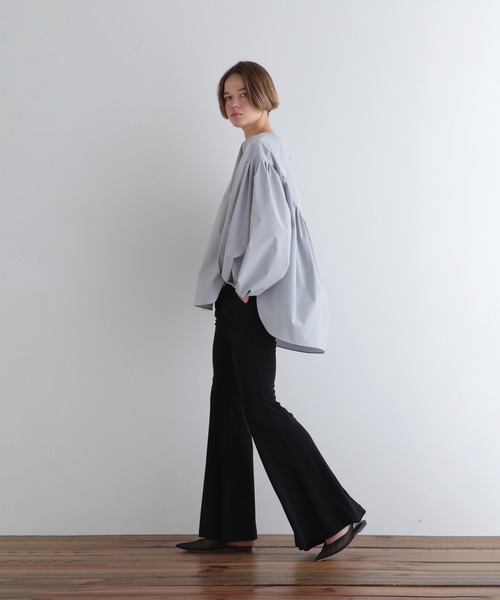 LE PHIL（ル フィル） tシャツ SOLOTEXギャザーブラウス レディース
