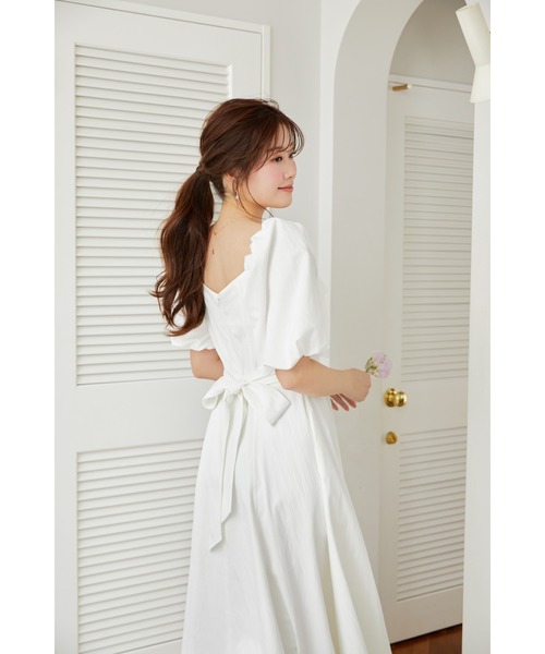 「Her lip to」 キャミソールワンピース M ホワイト レディース_画像2