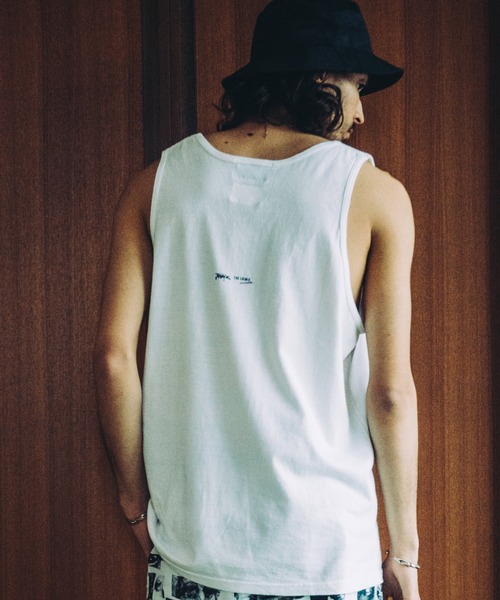 「CRIMIE」 ノースリーブトップス X-LARGE ホワイト メンズ_画像9