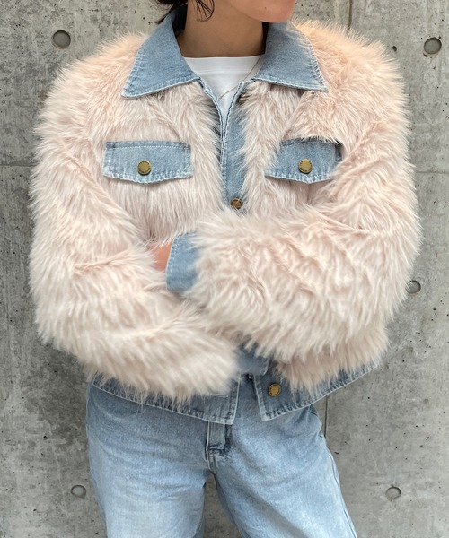 Roger&Raw（ロジャーアンドロウ） コート アウター デニムドッキング