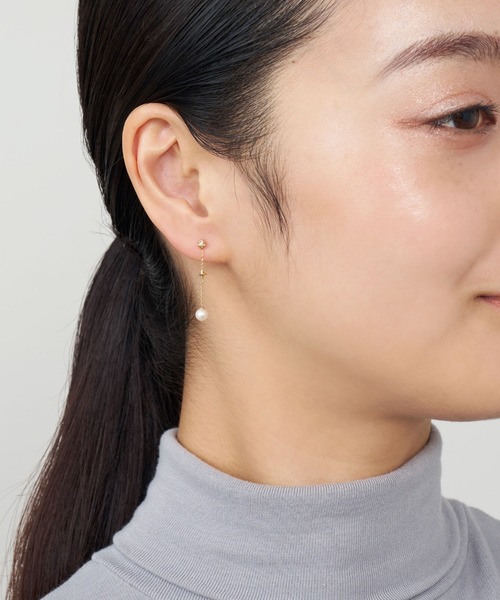 VENDOME AOYAMA（ヴァンドーム青山） ピアス K18YG パール