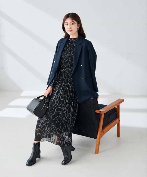 a.v.v（アー・ヴェ・ヴェ） ワンピース ランダムプリーツワンピース