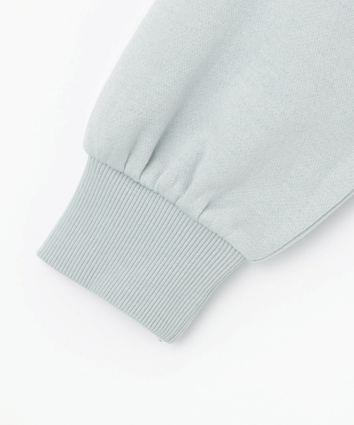 mezzo piano パーカー ラメ裏毛 フェイクファーフードZIPパーカ キッズ