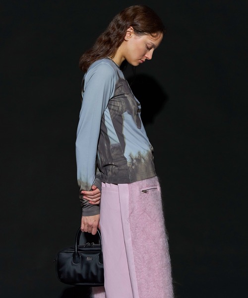 MAISON SPECIAL（メゾンスペシャル） tシャツ Twin Horse Skin Top