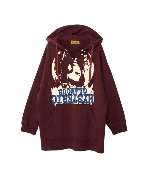 Hysteric Glamour ブラック パーカー FREEサイズ HYSTERIC GLAMOUR（ヒステリックグラマー） プルオーバーパーカー FREE