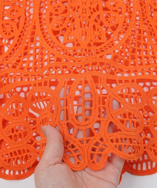 「miette」 キャミソールワンピース FREE オレンジ レディース_画像5