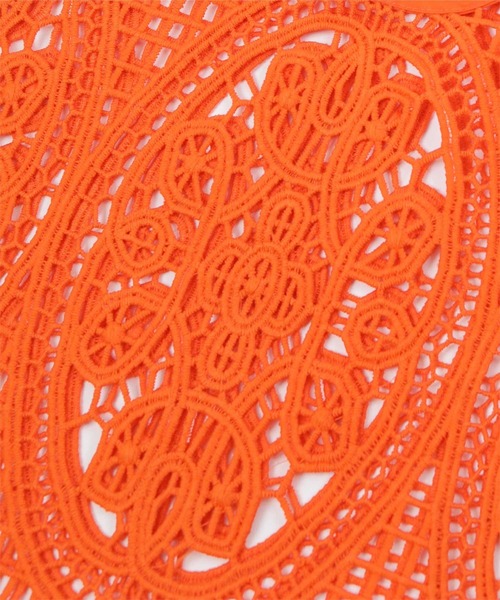 「miette」 キャミソールワンピース FREE オレンジ レディース_画像6