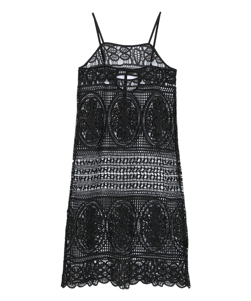 「miette」 キャミソールワンピース FREE オレンジ レディース_画像7