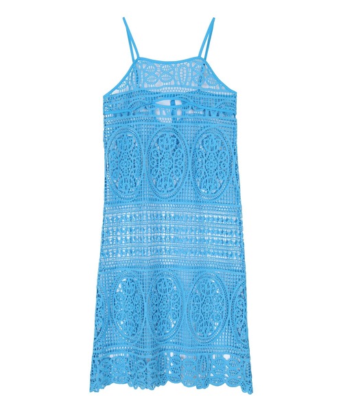 「miette」 キャミソールワンピース FREE オレンジ レディース_画像8