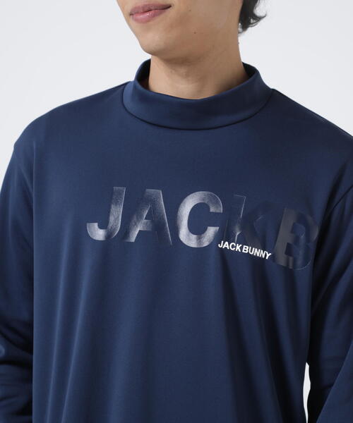 Jack bunny!! モックネックシャツ Jack Bunny!!（ジャックバニー） tシャツ KARUISHI長袖モックネック