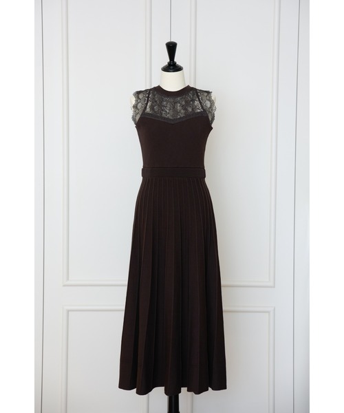 Her lip to ニットワンピース S ブラウン レディース : ZOZOTOWN Yahoo