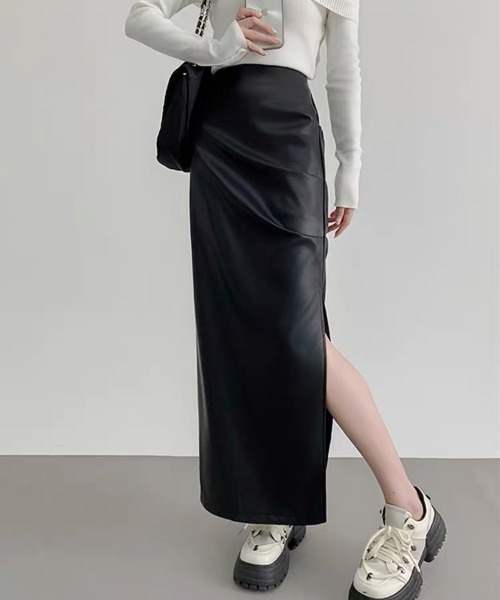 「SHEENA」 「LADY LIKE」タイトスカート M ブラック レディース_画像4