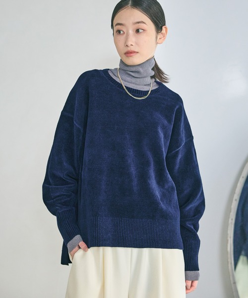 LAKOLE（ラコレ） ニット セーター 12ゲージリブタートルニットプル