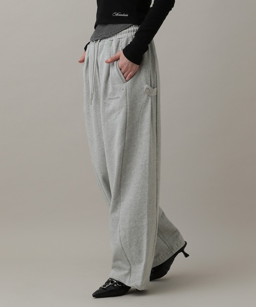 スウェットパンツ ジャージ AVANDRESS／スナップボタンパンツ