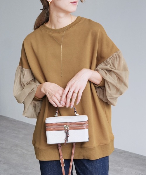 「reca」 スウェットカットソー FREE オフホワイト レディース_画像5