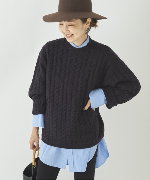 Plage ニット plage（プラージュ） 長袖ニット - ブラック レディース : ZOZOTOWN