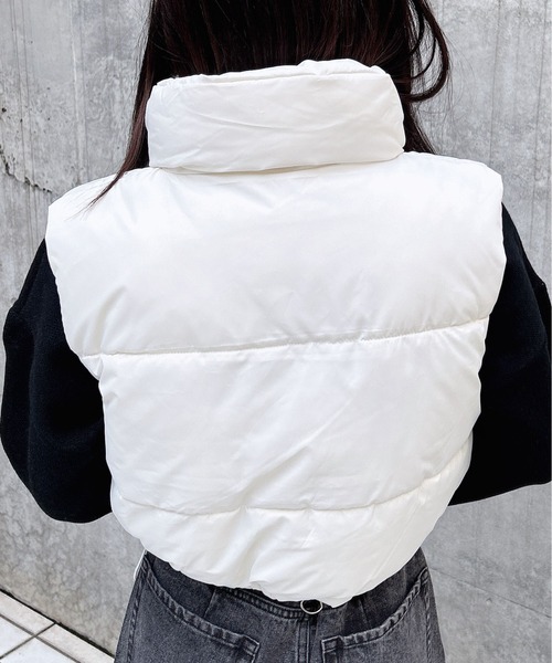 「INGNI」 ベスト M オフホワイト レディース_画像6