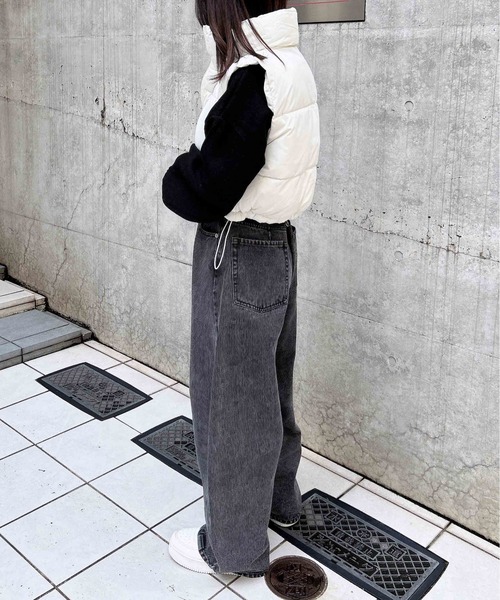 「INGNI」 ベスト M オフホワイト レディース_画像9