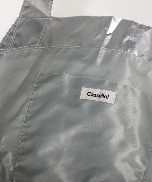 「Casselini」 トートバッグ - シルバー レディース_画像4