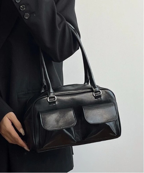 「BARELY BLUE」 ハンドバッグ FREE ブルー レディース_画像2