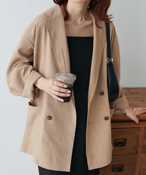 Discoat（ディスコート） テーラードジャケット FREE ベージュ