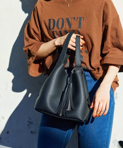 【美品】BEAURE × FREAK’S STORE ワンショルダーバッグ　黒 FREAK'S STORE（フリークスストア） トートバッグ BEAURE × FREAK'S