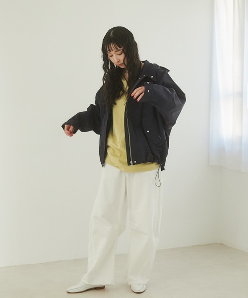 「hunch」 「dress for myself」マウンテンパーカー FREE ホワイト レディース_画像5