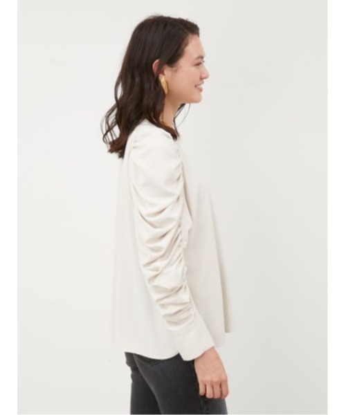 [Mila Owen] длинный рукав блуза 0 бежевый женский 