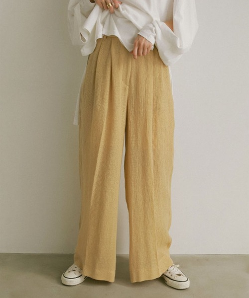 「ETRE TOKYO」 パンツ S ベージュ レディースの画像