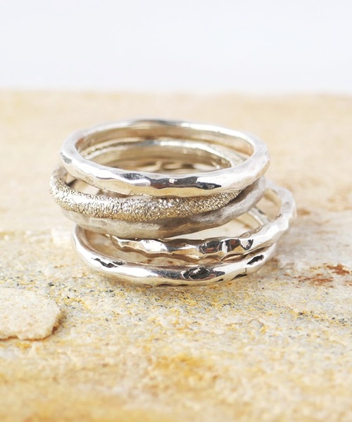 「e.m.」 リング #19 シルバー レディース_画像3