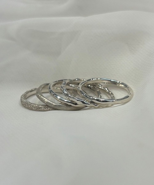 「e.m.」 リング #19 シルバー レディース_画像9