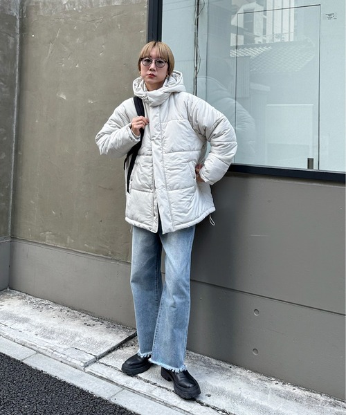 「feepur」 ブルゾン MEDIUM アイボリー レディース_画像5
