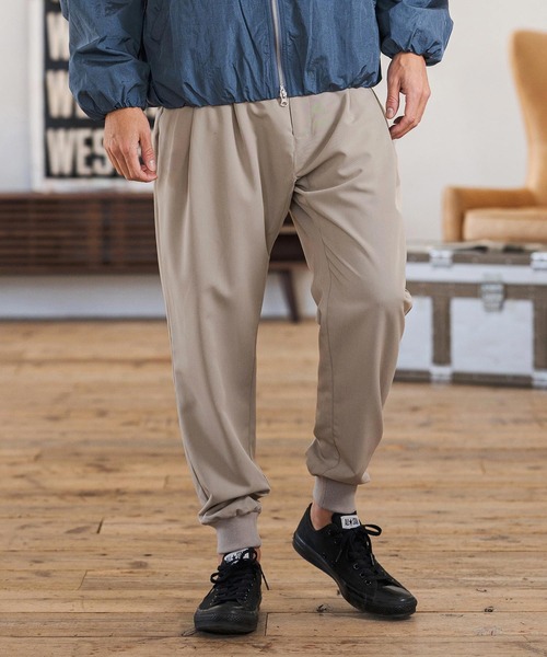 CAMBIO（カンビオ） スラックス mp14599-Slacks Fabric Jogger Pants