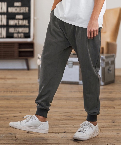 CAMBIO（カンビオ） スラックス mp14599-Slacks Fabric Jogger Pants