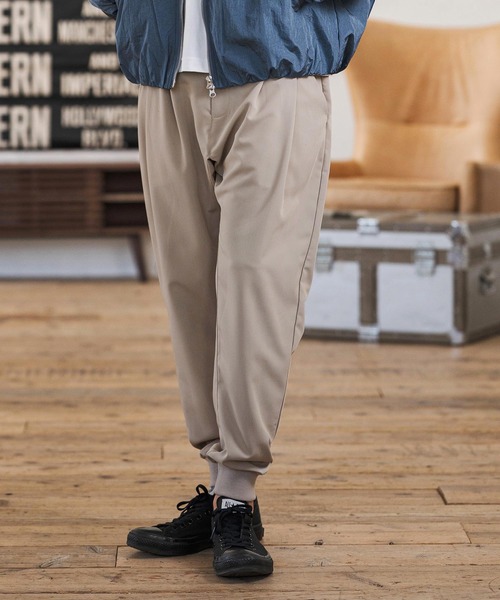 CAMBIO（カンビオ） スラックス mp14599-Slacks Fabric Jogger Pants
