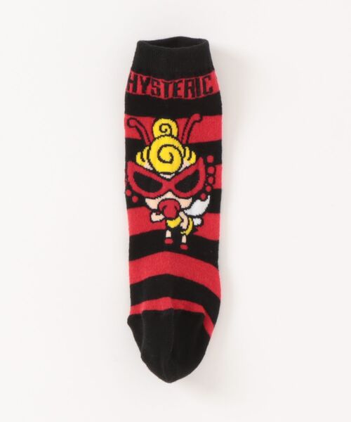 HYSTERIC MINI（ヒステリックミニ） 靴下 LITTLE BEE ボーダー ベビー