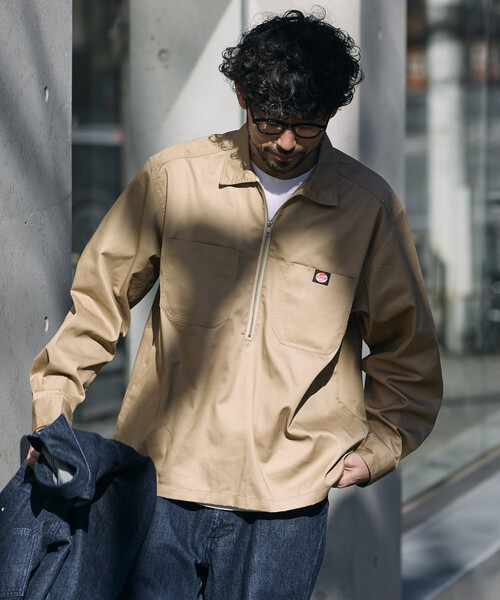 RED KAP（レッドキャップ） シャツ 別注 ハーフジップ ロングスリーブ
