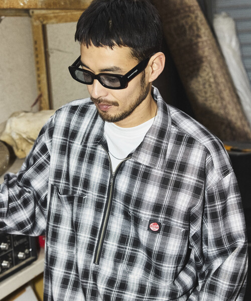 RED KAP（レッドキャップ） シャツ 別注 ハーフジップ ロングスリーブ