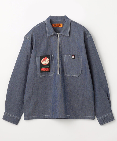 RED KAP（レッドキャップ） シャツ 別注 ハーフジップ ロングスリーブ