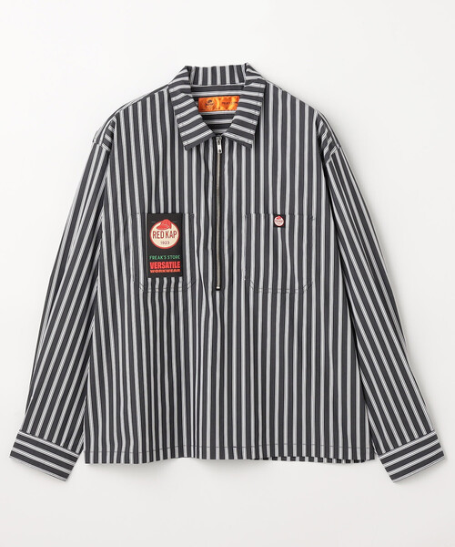 RED KAP（レッドキャップ） シャツ 別注 ハーフジップ ロングスリーブ