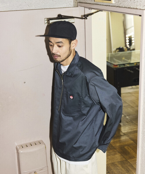 RED KAP（レッドキャップ） シャツ 別注 ハーフジップ ロングスリーブ