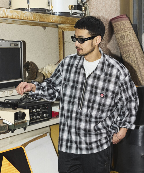 RED KAP（レッドキャップ） シャツ 別注 ハーフジップ ロングスリーブ