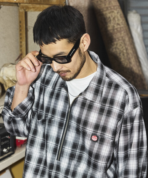RED KAP（レッドキャップ） シャツ 別注 ハーフジップ ロングスリーブ